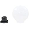 Globlampor 4 st LED sfäriska 20 cm PMMA vidaXL 20 cm – miniatyr 5