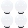 Globlampor 4 st LED sfäriska 20 cm PMMA vidaXL 20 cm – miniatyr 1