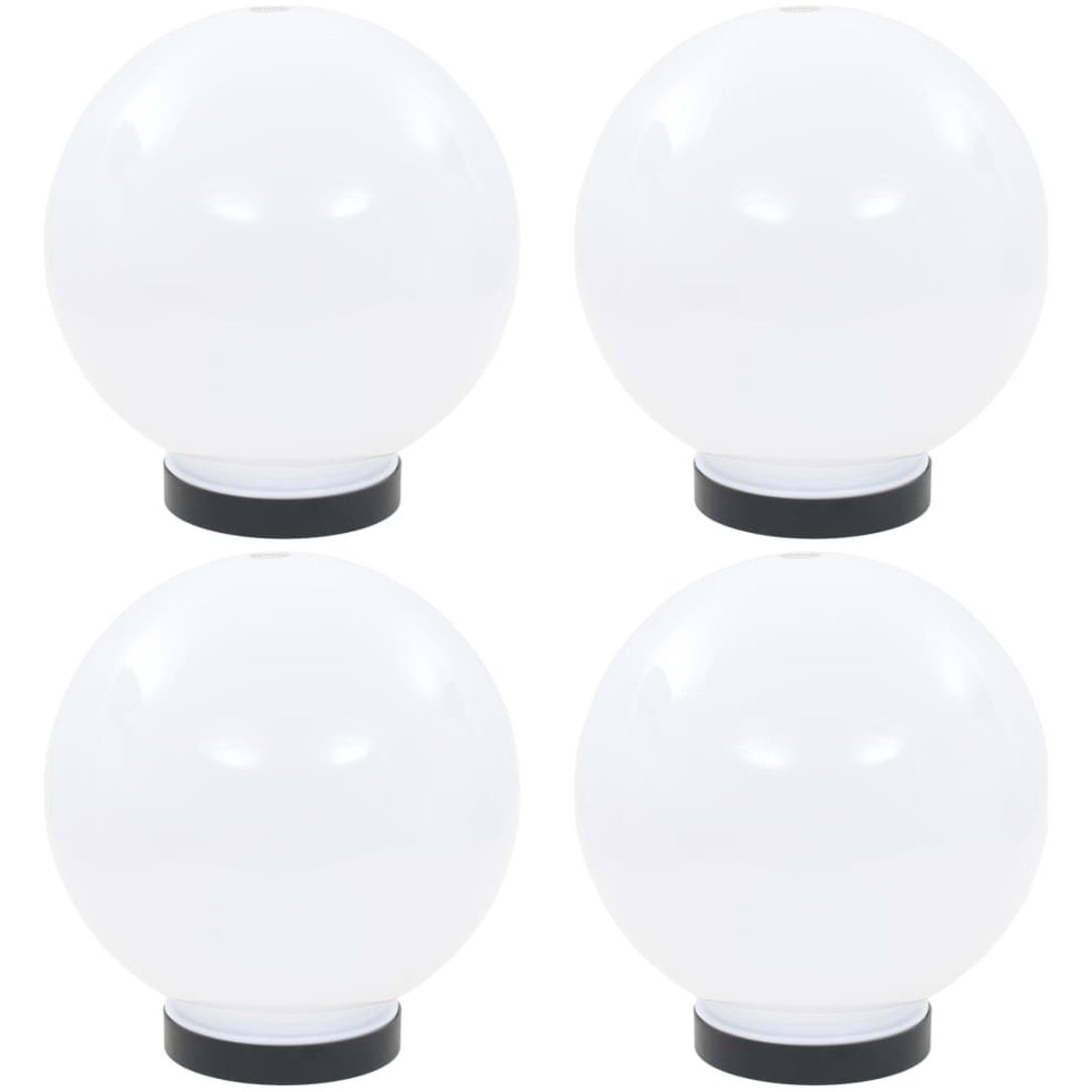 Globlampor 4 st LED sfäriska 20 cm PMMA vidaXL 20 cm