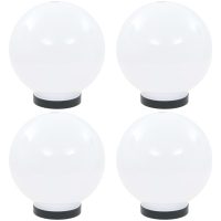 Globlampor 4 st LED sfäriska 20 cm PMMA vidaXL