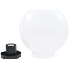 Globlampor 4 st LED sfäriska 30 cm PMMA vidaXL 30 cm – miniatyr 5