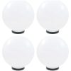 Globlampor 4 st LED sfäriska 30 cm PMMA vidaXL 30 cm – miniatyr 1