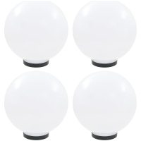 Globlampor 4 st LED sfäriska 30 cm PMMA vidaXL