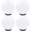 Globlampor 4 st LED sfäriska PMMA vidaXL 25 cm – miniatyr 1
