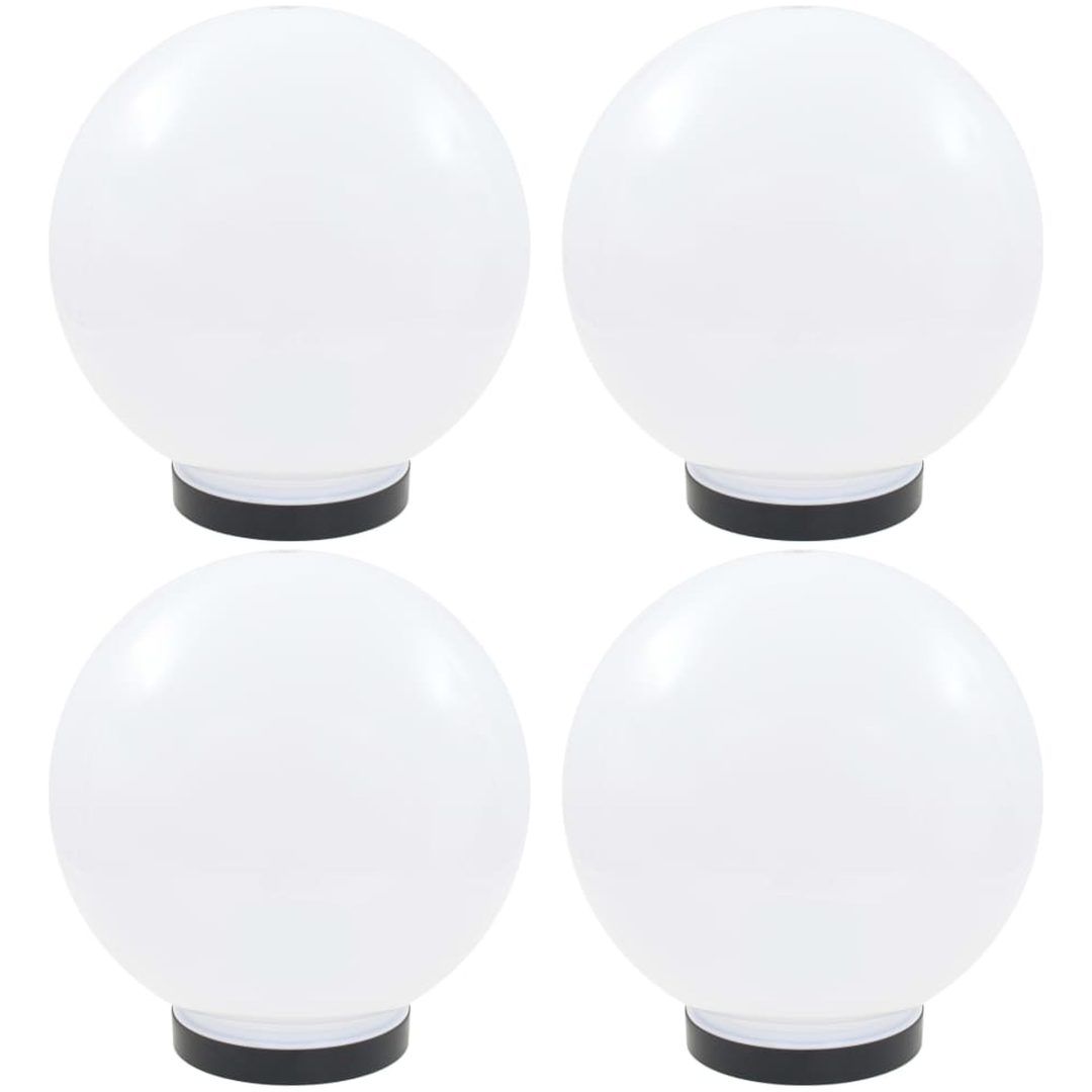 Globlampor 4 st LED sfäriska PMMA vidaXL 25 cm