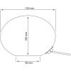 Globus Bordlampa 13cm, Vit ANETA HOME – miniatyr 7