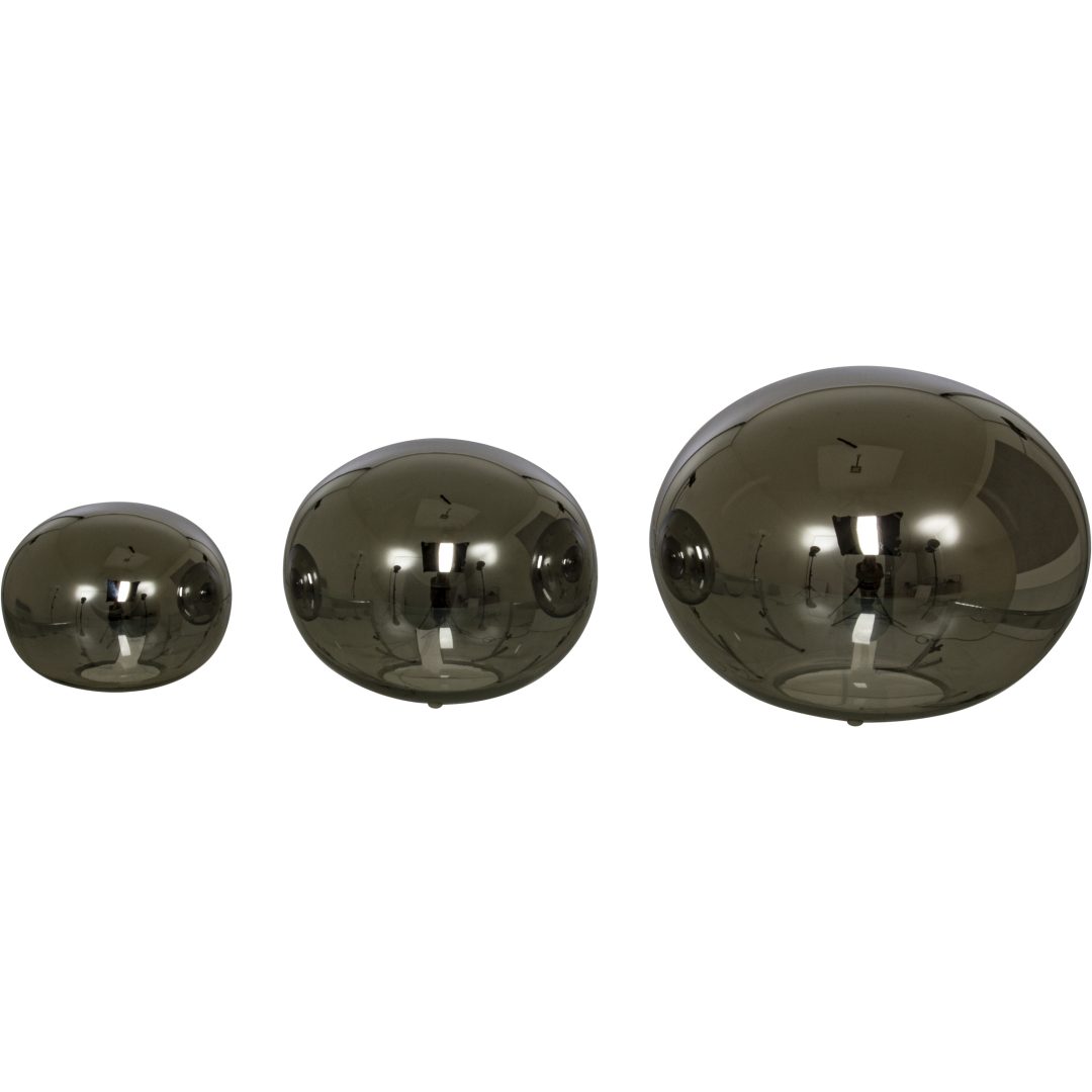 Globus Bordlampa 18cm, Rök ANETA HOME Sockel E14 Rökgrå – bild 2