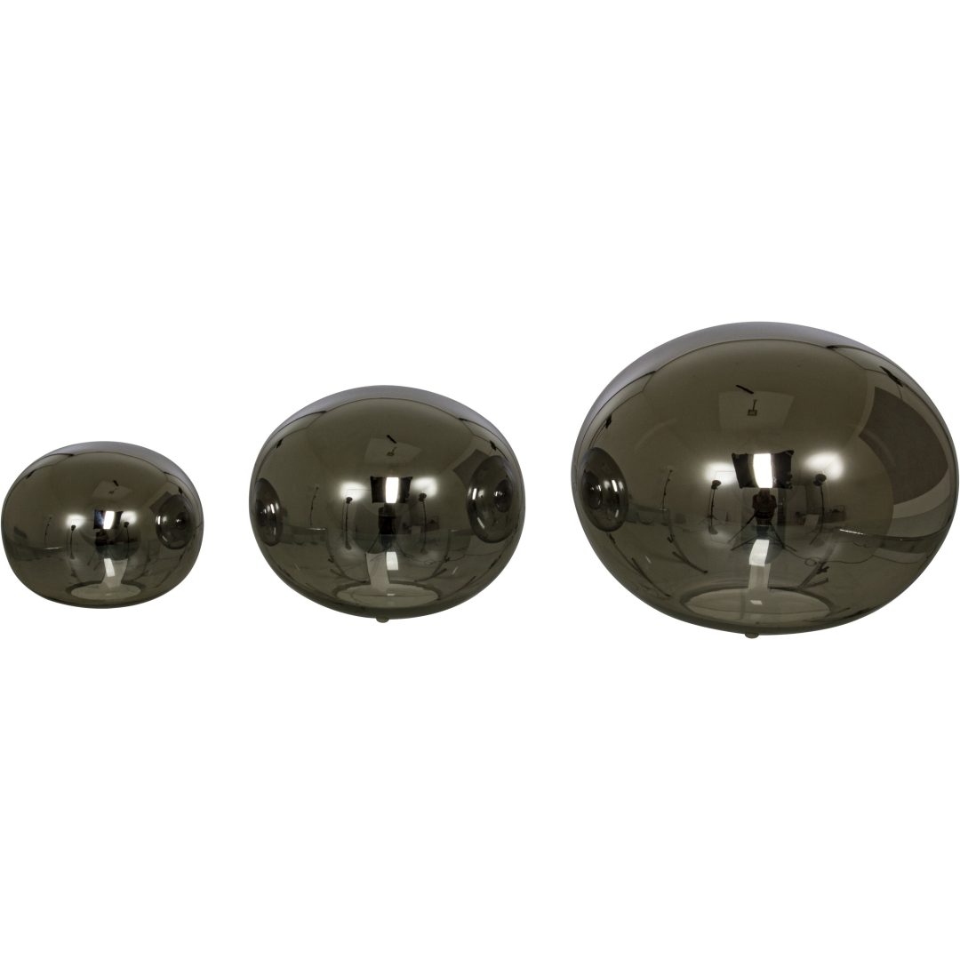 Globus Bordlampa 18cm, Rök ANETA HOME Sockel E14 Rökgrå – bild 5