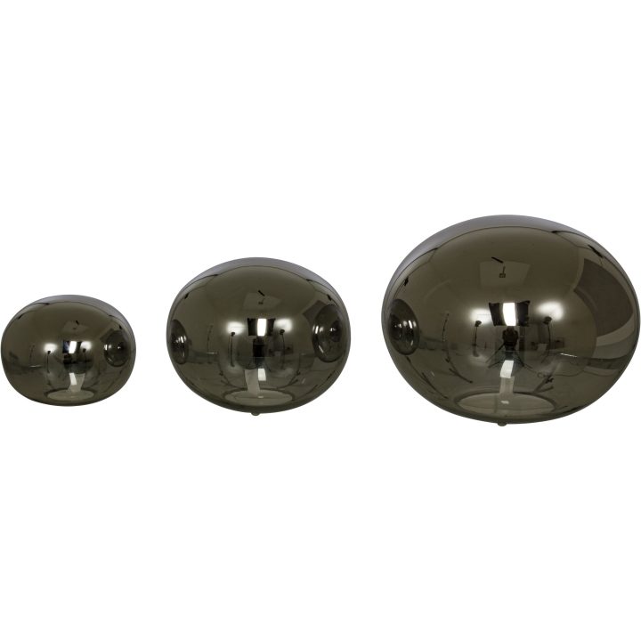 Globus Bordlampa 18cm, Rök ANETA HOME Sockel E14 Rökgrå – bild 5