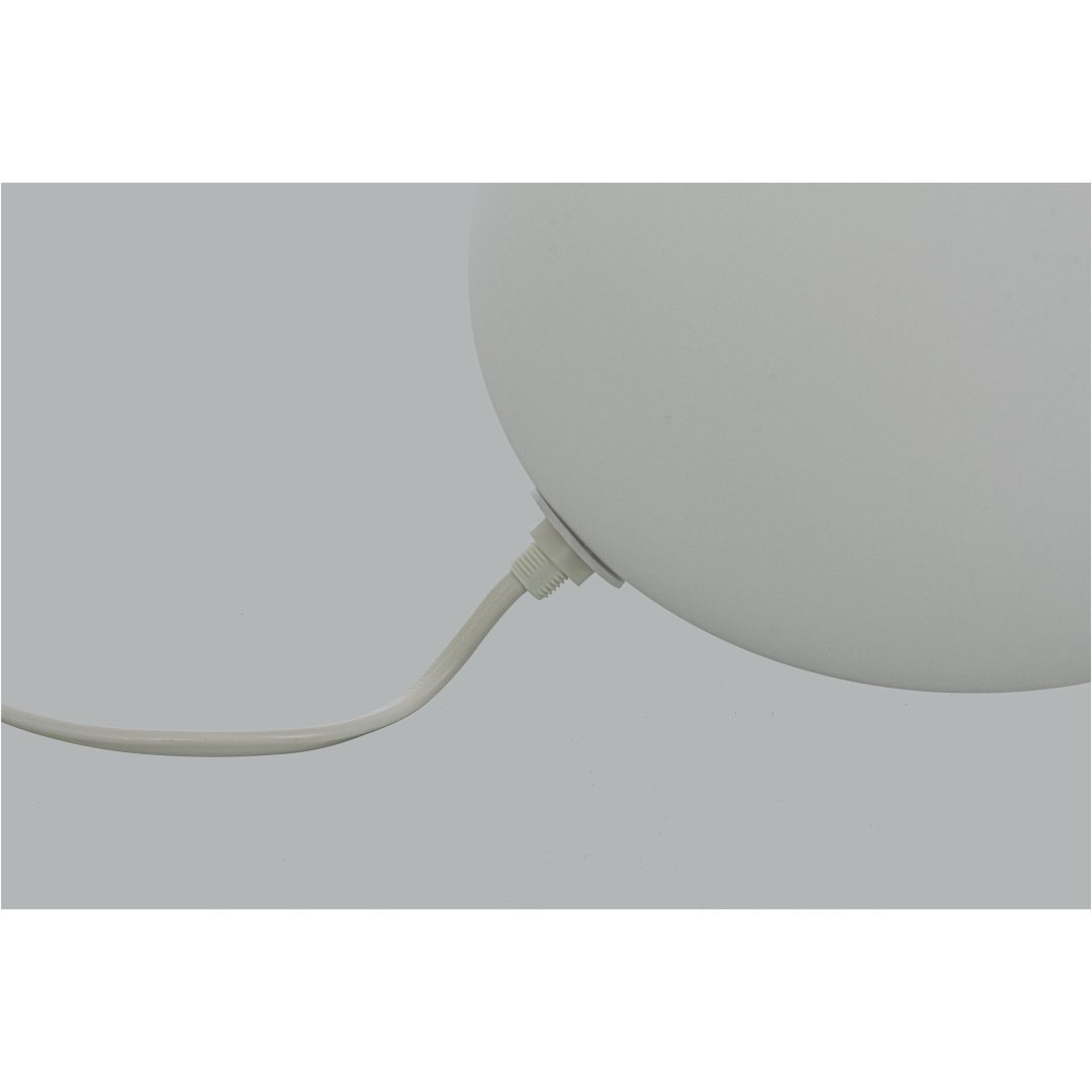 Globus Bordlampa 18cm, Vit ANETA HOME Sockel E14 Opalvit – bild 3