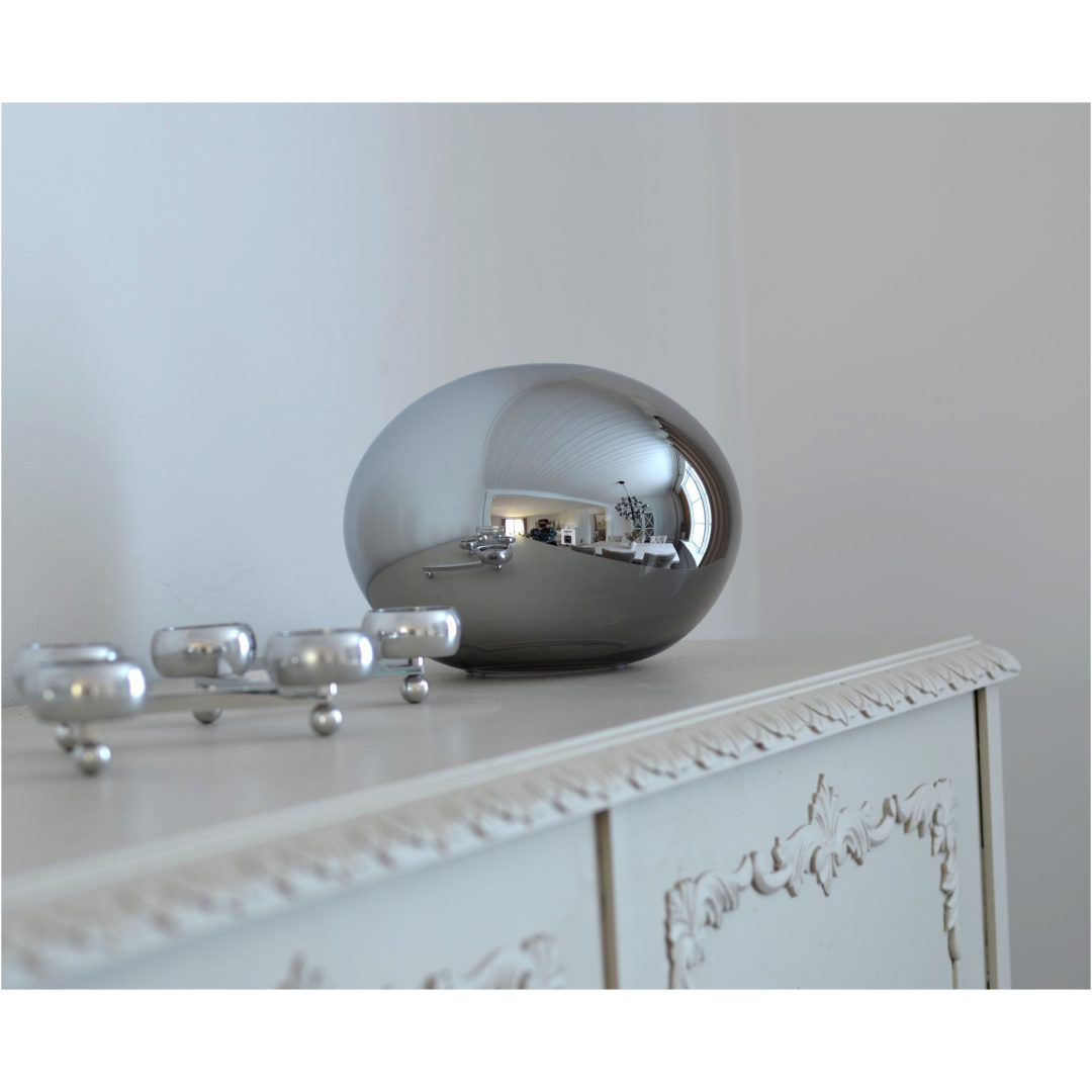Globus Bordlampa 24cm, Rök ANETA HOME Sockel E14 Rökgrå – bild 4