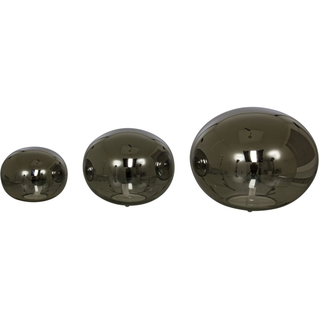 Globus Bordlampa 24cm, Rök ANETA HOME Sockel E14 Rökgrå – bild 2