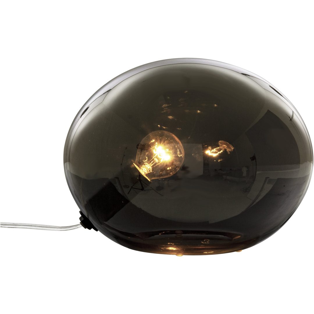 Globus Bordlampa 24cm, Rök ANETA HOME Sockel E14 Rökgrå