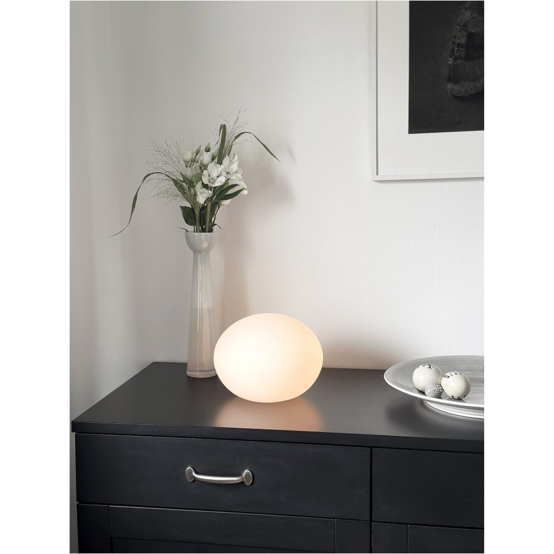 Globus Bordlampa 24cm, Vit ANETA HOME Sockel E14 Opalvit – bild 6