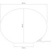 Globus Bordlampa 24cm, Vit ANETA HOME Sockel E14 Opalvit – miniatyr 8
