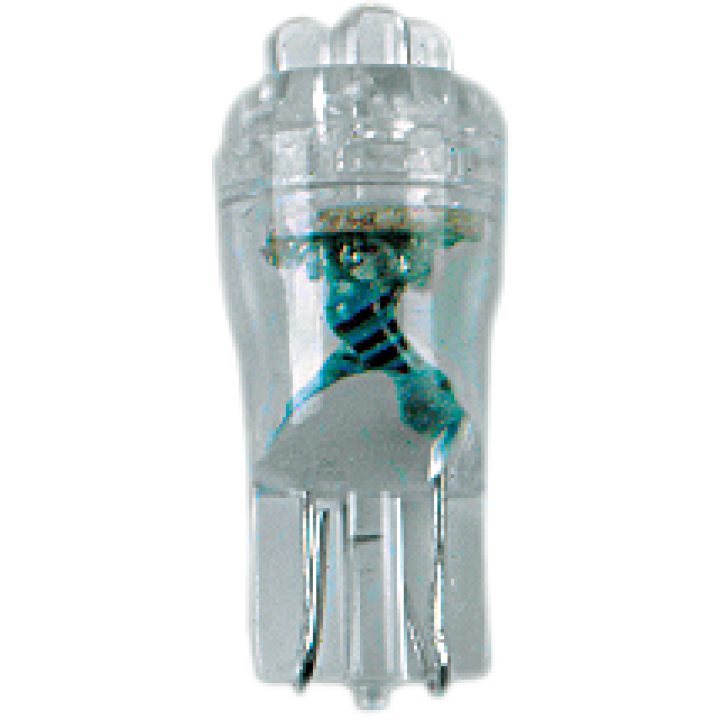 Glödlampa 12V 0.5W Wedge DRAG SPECIALTIES Röd – bild 2