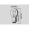 Glödlampa 12V FLOSSER BULB 12V 21/5W BAY15D 10PK – miniatyr 2