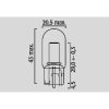 Glödlampa 12V FLOSSER BULB 12V 21/5W T20 W3X16Q 10PK – miniatyr 2