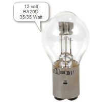 Glödlampa BA20D 12V 35/35W