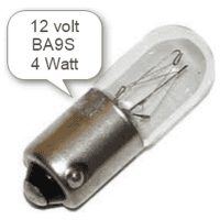 Glödlampa BA9S 12V 4W(10) SUZUKI TS50X BA9S
