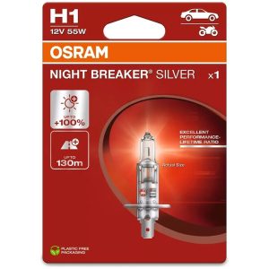 Glödlampa Breaker Silver H1 OSRAM