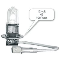 Glödlampa H3 12V 100W(10) UNIVERSAL
