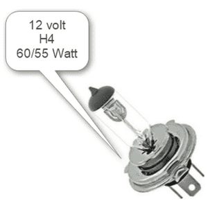 Glödlampa H4/P43T 12v 60/55W