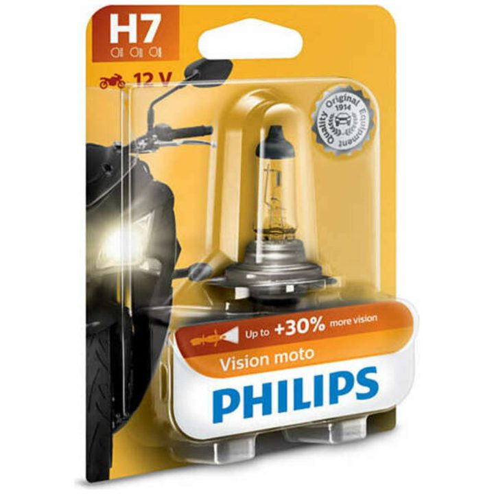 Glödlampa H7 Vision Moto PHILIPS – bild 3
