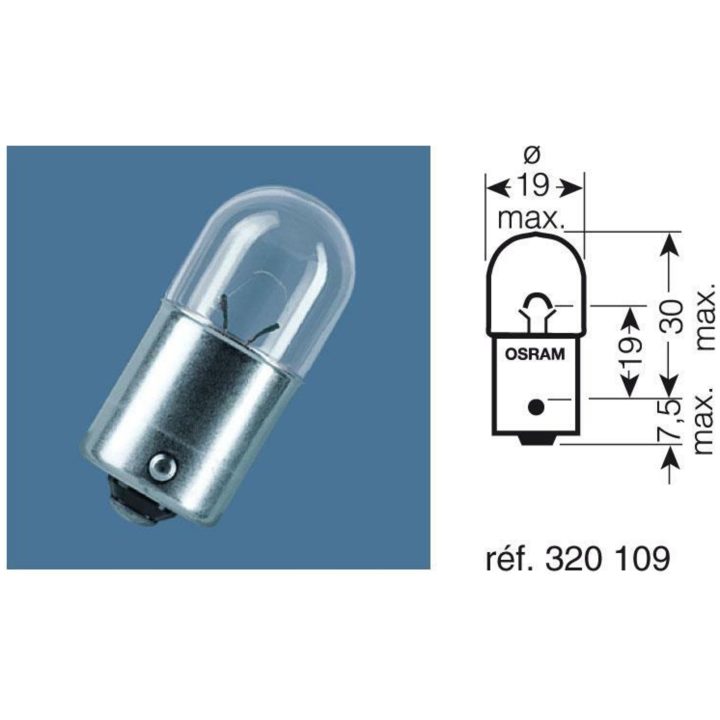 Glödlampor Original R5W OSRAM – bild 3