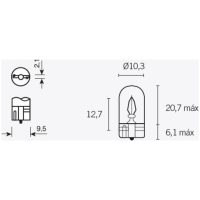Glödlampor T10 TECNIUM