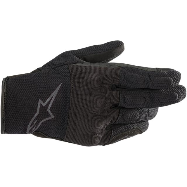 Mc-handskar Dam Läder/mesh Stella S-max Drystar® Svart/antracit ALPINESTARS