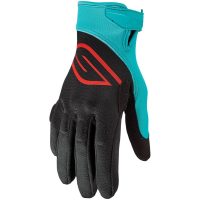 GLOVE CIRCUIT BK/AQ 2X