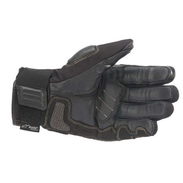 Mc-handskar Läder/textil Corozal V2 Drystar Svart/sand ALPINESTARS