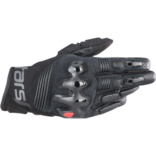 Mc-handskar Läder/textil Halo Svart ALPINESTARS