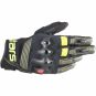 Mc-handskar Läder/textil Halo Svart/fluorescerande Gul ALPINESTARS