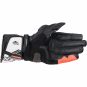 Mc-handskar Läder Sp-8 V3 Svart/vit/röd Fluorescerande ALPINESTARS