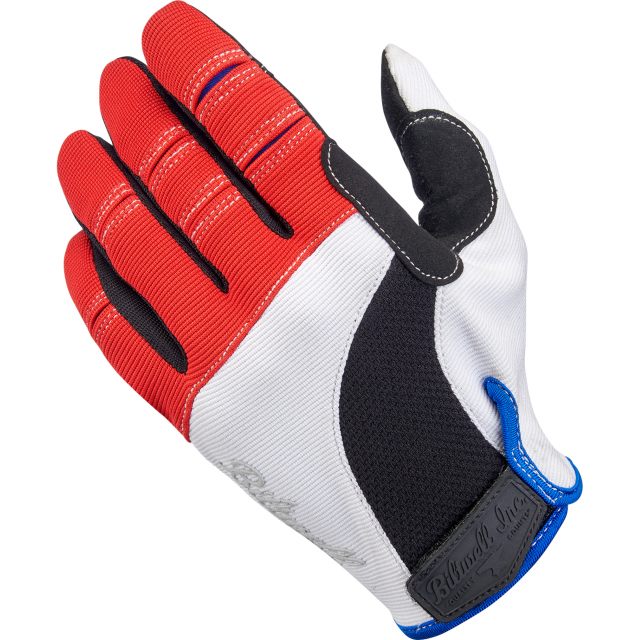 Mc-handskar Moto Svart/röd/blå/vit BILTWELL