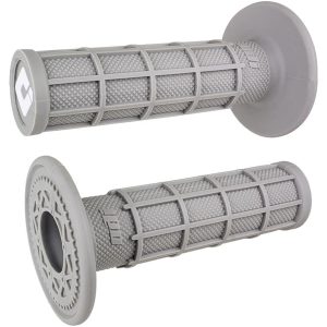 Glue-On Grip Full-Waffle MX Single-Ply (Ruffian) Grey-Soft ODI