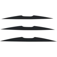 Goggle Mud Flap Kit Xcr Roll-off System Svart MOOSE RACING