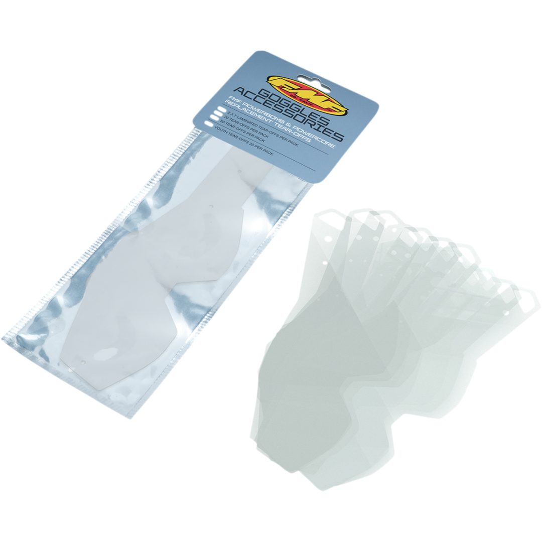 Goggle Tear-offs Youth Powerbomb/Powercore Klar FMF VISION Avrivningsskydd