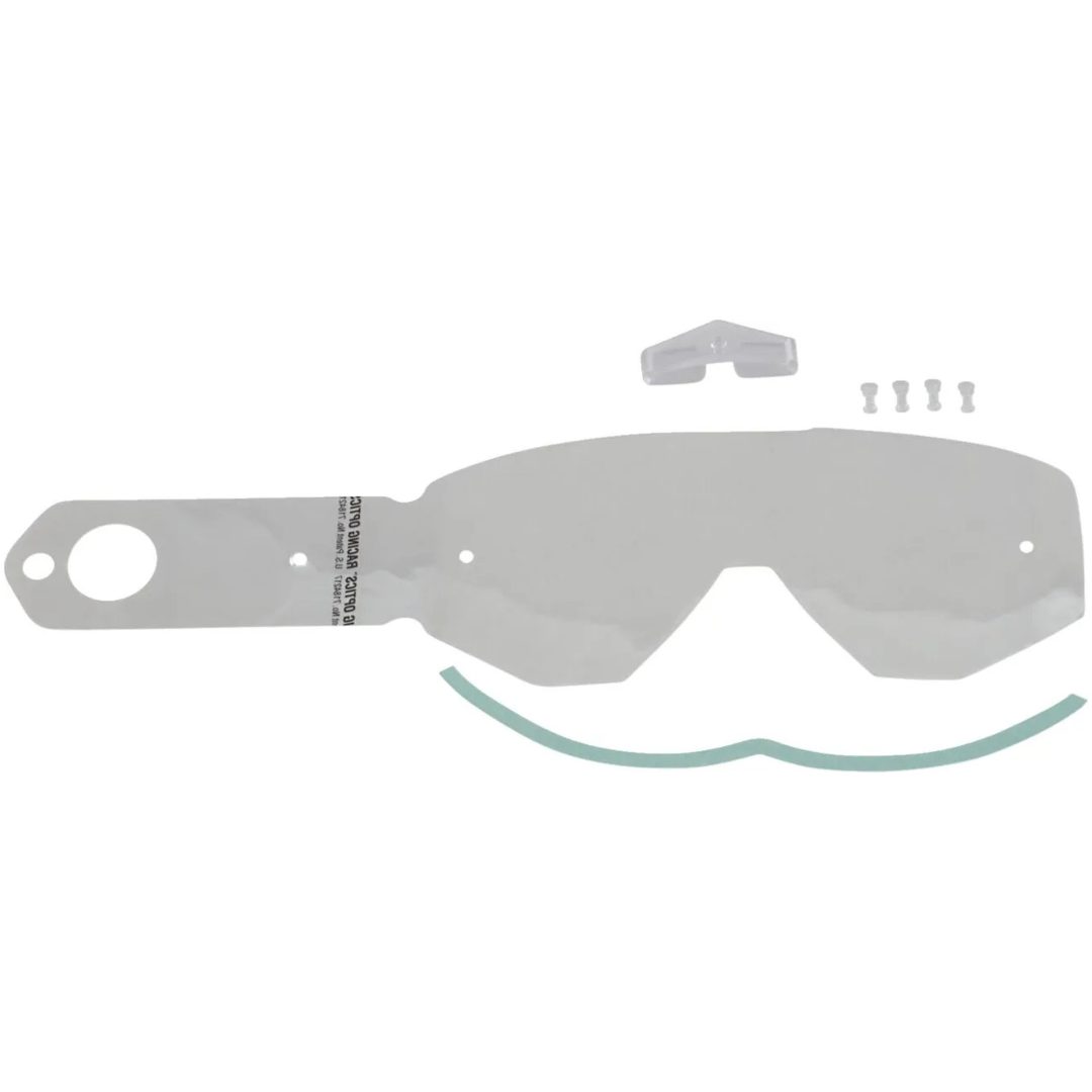 Goggle-tillbehör Tear Off Pack Klar PROGRIP Avrivningsskydd – bild 5