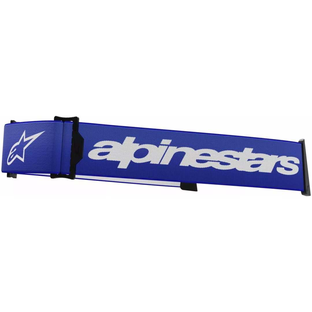 Gogglesrem Supertech Blå/vit ALPINESTARS