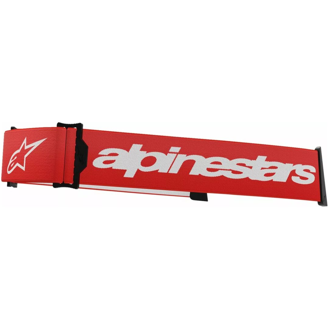 Gogglesrem Supertech Röd/vit ALPINESTARS