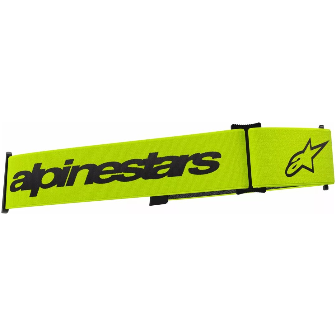 Gogglesrem Supertech Svart/gul ALPINESTARS – bild 2