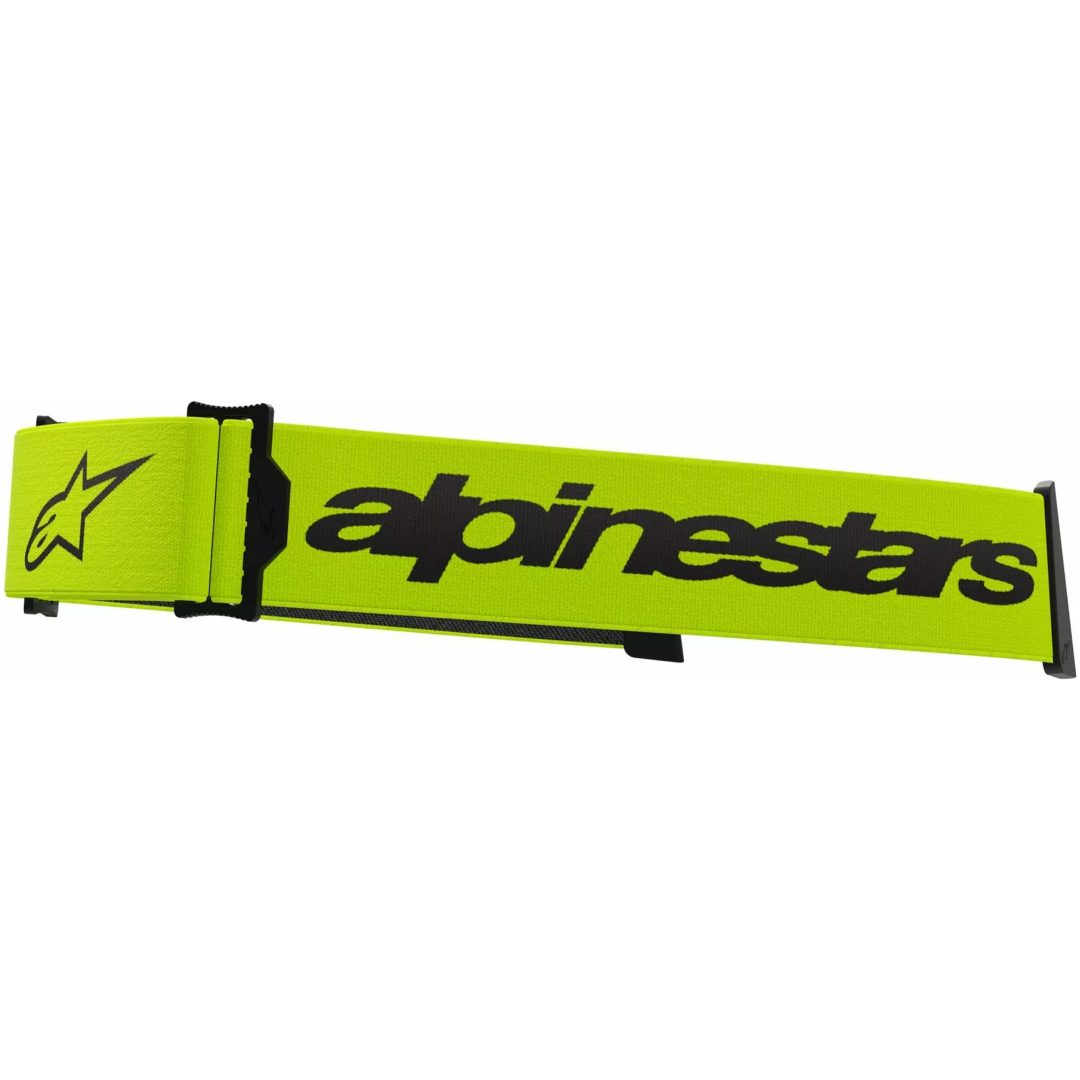 Gogglesrem Supertech Svart/gul ALPINESTARS