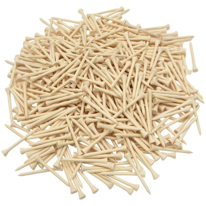 Golfpeggar 1000 st bambu vidaXL 83 mm – bild 5