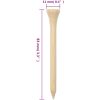 Golfpeggar 1000 st bambu vidaXL 83 mm – miniatyr 7