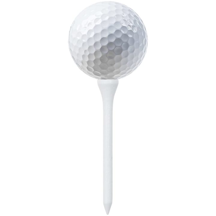 Golfpeggar 1000 st vit bambu vidaXL 83 mm – bild 2