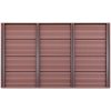 Golv till utedusch brun 101x63x5,5 cm WPC vidaXL – miniatyr 2