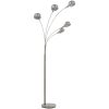 Golvlampa 200 cm 5 x E14 silver vidaXL – miniatyr 2